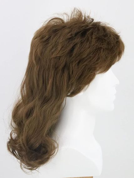Коричневый ретро парик mullet LeMarnia в стиле 70-х 80-х для мужчин, женщин, термостойкий 30 см, для Хэллоуина | Зображення 2