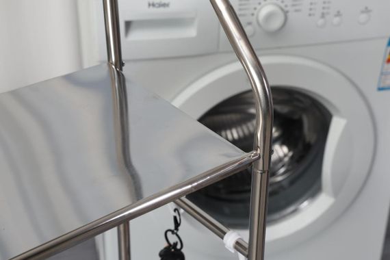 Стелаж над пральною машиною підлоговий Bonro Бонро B16 (42400260) | Зображення 6