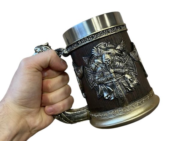 Чашка 3D Тор Рыцарь Драккар 500 мл | Зображення 6