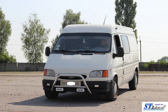 Кенгурятник WT006 (нерж) для Ford Transit 1991-2000 гг | Зображення 2