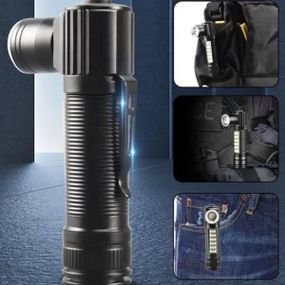 Ліхтар налобний акумуляторний з індикатором заряду SY-2209-Р50+18SMD(RGB) Чорний