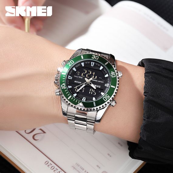Skmei 1850SIGN Silver-Green SALE | Зображення 2