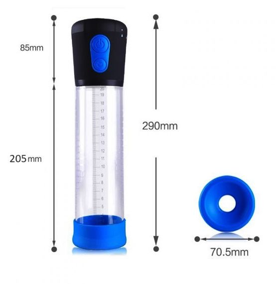 Автоматична вакуумна помпа CANWIN Penis Pump Men Powerup - P407A sexstyle | Зображення 9