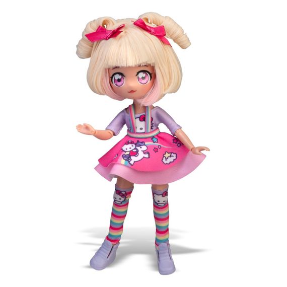 Дитяча лялька "Цукерка Єдиноріг" 4SF Manga Dolls HKTF0400 серії "Hello Kitty" | Зображення 5