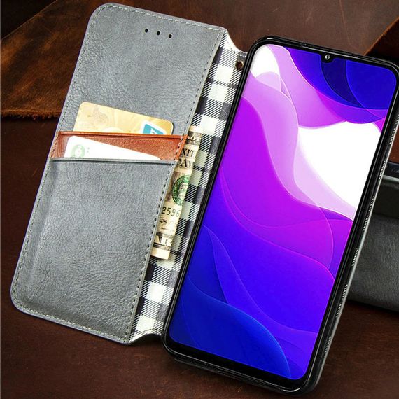 Кожаный чехол книжка GETMAN Cubic (PU) для Xiaomi Redmi 9C | Зображення 2