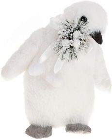 Новорічна фігурка Пінгвіня White 25см