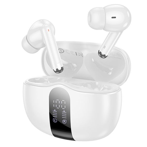 Бездротові TWS навушники Borofone FQ3 Soulmate ANC+ENC White