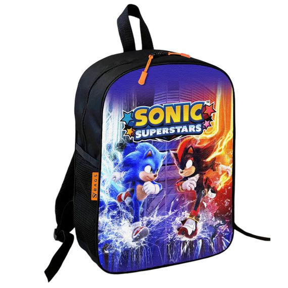 Рюкзак школьный детский Супер Соник  "Super Sonic" 36х27 см  для мальчика (01149)