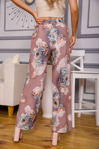 Брюки женские  цвет мокко 172R073 | Зображення 3