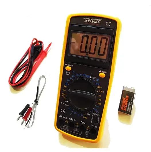 Цифровой тестер, мультиметр DT 9208A | Зображення 6
