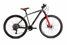 Велосипед гірський 29" Crosser Solo 21 рама 21", 1x12 L-TWOO + Shimano, алюміній, дискові гідравлічні Червоний