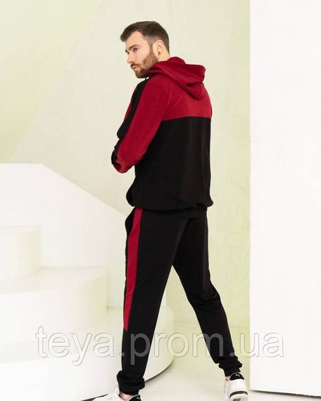 Спортивний костюм колір чорний розміри M, L, XXL, 3XL, XL FI_009532 | Зображення 2