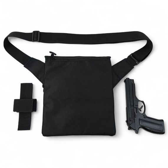 Мужская тактическая армейская нагрудная сумка, Мужская сумка кабура тактическая плечевая NU-32 | Зображення 9