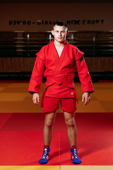 Форма для самбо (самбовка) червона TM "Kintayo", 185 зріст, щільність 550 гр/м.кв.