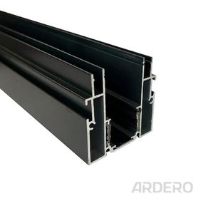 Шинопровід Ardero CABM1004 для натяжних стель вбудований 2м чорний