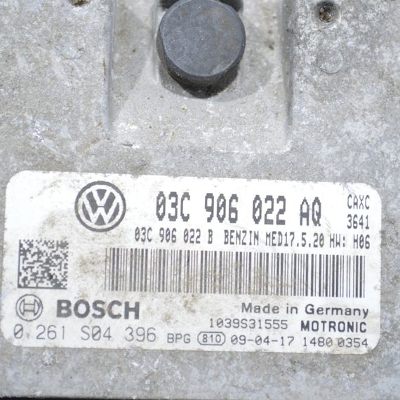 Блок управління двигуном 1.4 TSI Volkswagen Golf VI 2008-2014 Комп'ютер ЕБУ мотора Фольксваген Гольф 6 03C906022AQ | Зображення 1