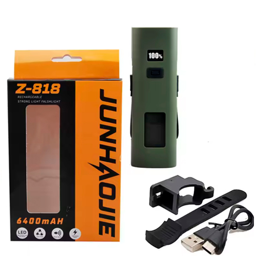 Мощный велосипедный фонарь Z818, 2x3W+COB, белыйи красный свет, Pоwer bank, АКБ Li-Ion, ЗУ Type-C | Зображення 3