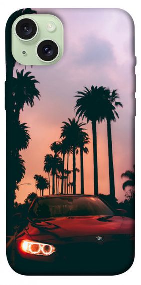 Чохол з картинкою BMW at sunset для Apple iPhone 15 Plus (6.7")
