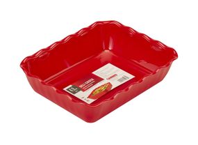 Салатник Cambro 26,5х33,5х8 см, Красный, 4, 6 л