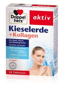 Комплекс Доппельгерц Кремний+Коллаген для кожи, волос и соединительной ткани Doppelherz Kieselerde + Kollagen