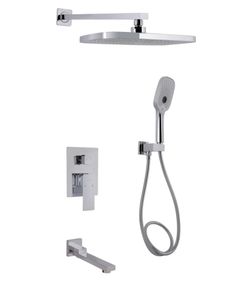 Душова система універсальна Qtap Gemini Chrome прихованого монтажу QTGEM114CRM45702