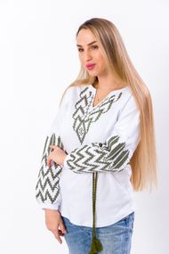 Вишиванка жіноча з довгим рукавом Носи своє 48 Білий (p-3782-99800)