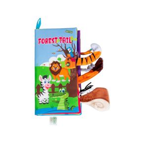 Детская книжечка шуршалочка "Дикие животные" 8725_дикі_тварини