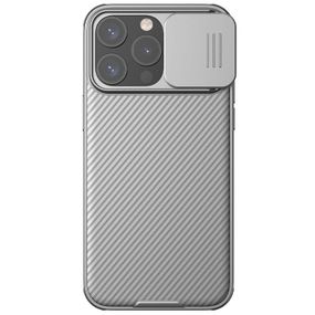 Карбонова накладка Nillkin CamShield Pro для Apple iPhone 15 Pro (6.1") Titanium Gray