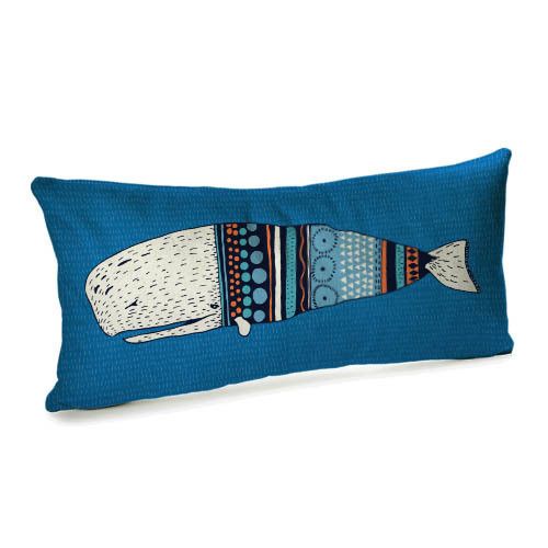 Подушка для дивану оксамитова Кит 50x24 см (52BP_17NG014)