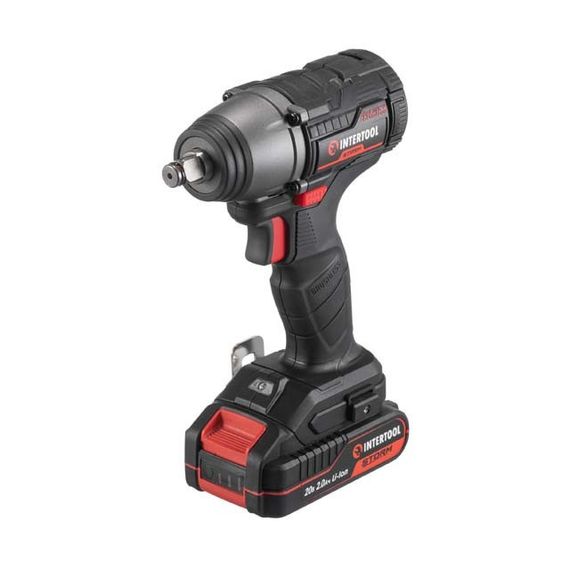Гайкокрут ударний акумуляторний з безщітковим двигуном 20 В, 300 Nm, 0-2500 об/хв, 0-3000 уд/хв, 1/2",
