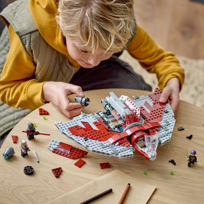 Конструктор LEGO Star Wars Шаттл джедаев T-6 Асоки Тано 601 деталь (75362) | Зображення 5