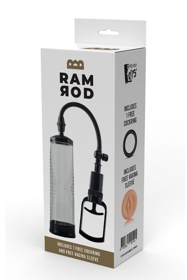 Вакуумна помпа для пеніса мастурбатор Dream Toys RAMROD PENIS PUMP TRIGGER — ABS, TPE, куркове керування | Зображення 2