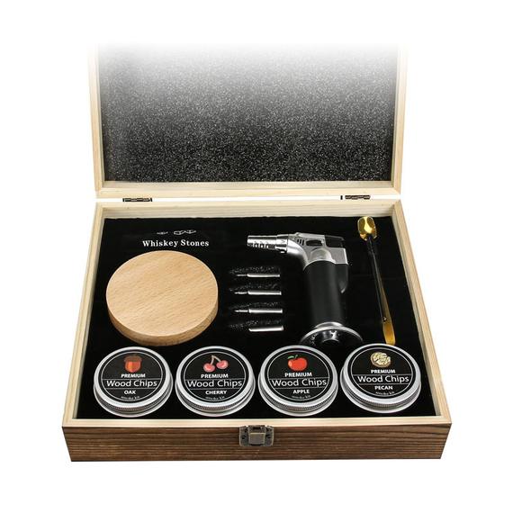 Набір для створення коктейльного диму Cocktail Smoker Kit Запальничка + 4 дими (sv3930) | Зображення 1