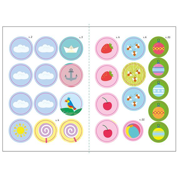 Книжка с наклейками Малыш Кис-Кис "Цифры" 1841004, 12 страниц | Зображення 3