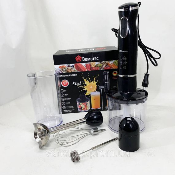 Измельчитель электрический блендер настольный бытовой Domotec, Блендер для детского пюре для дома NG-24 | Зображення 3
