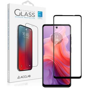 Стекло защитное ACCLAB Full Glue MOTO E14 Black (1283126597688)