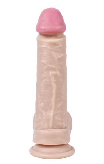 Фаллоимитатор Wolf King Lifelike Rubber Dildo на присоске телесный Sex Aura | Зображення 2