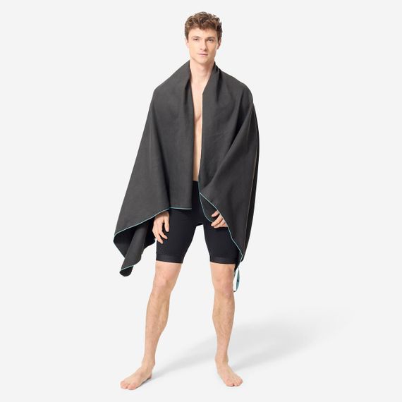 Рушник з мікрофібри розмір XL 110 × 175 см чорний - One Size | Зображення 1