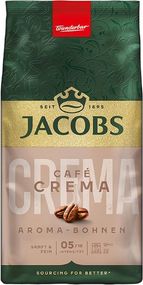 Кофе в зернах  средней обжарки Jacobs Caffe Crema Aroma-Bohnen, 500г