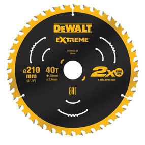 Диск пилковий DeWALT EXTREME 210 х 30 мм (DT20433)