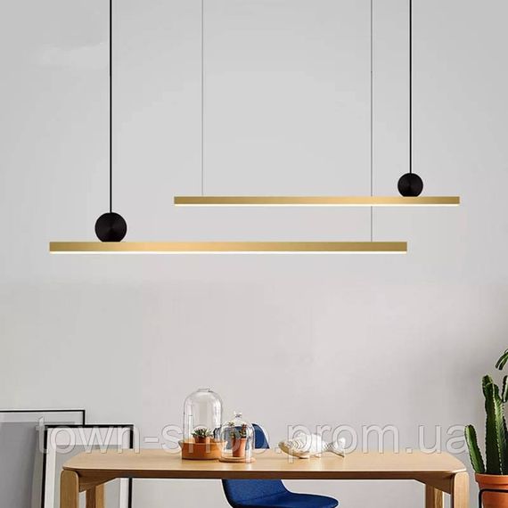 Люстра потолочная LED D7056/880-k Золото 13-150х6х88 см. | Зображення 7