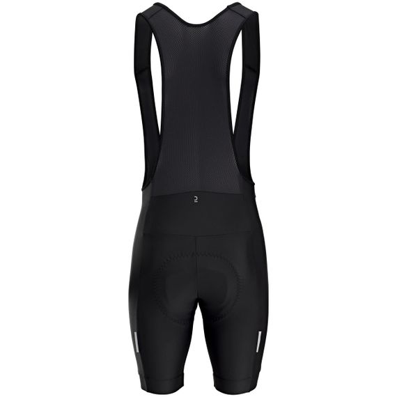 Велошорти чоловічі RC100 з бретельками чорні - 3XL UA60/62 L34