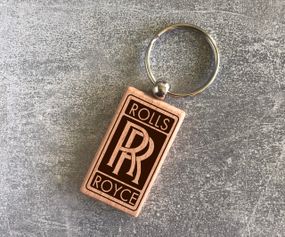 Дерев'яний брелок з логотипом Rolls Royce (15010102014)