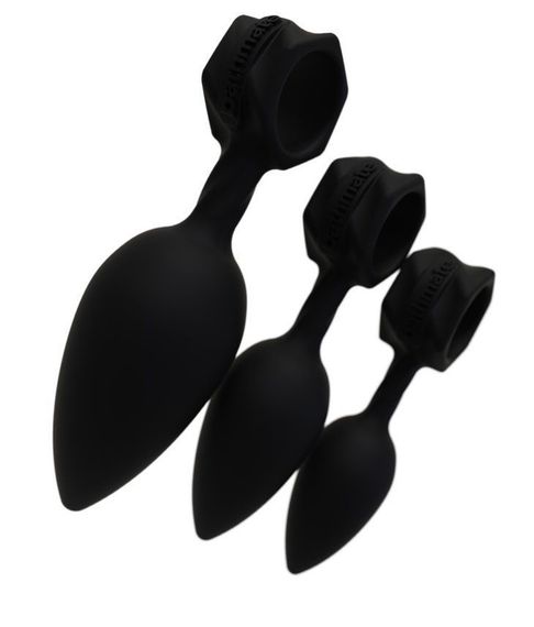 Набір анальних пробок Bathmate Anal Training Plugs, діаметр 2,5 см - 3,1см - 3,8см | Зображення 6