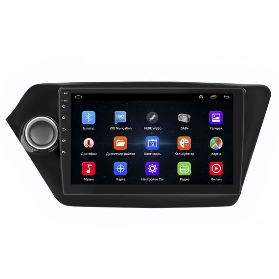 Штатная магнитола Lesko для Kia K2 III (QB) 2011-2017 экран 9" 1/16Gb Wi-Fi GPS Base | Зображення 1