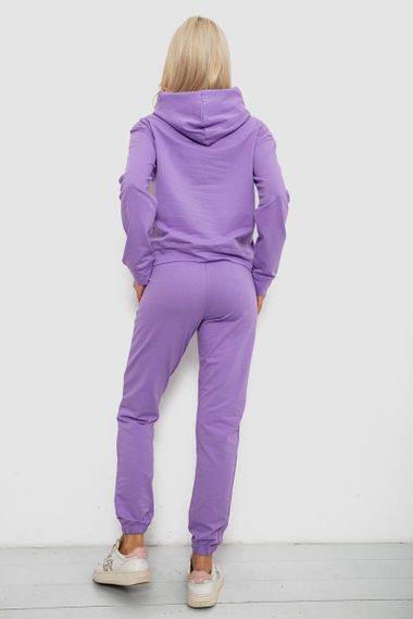 Спортивный костюм женский двухнитка, цвет сиреневый, 214R1419-001 | Зображення 3