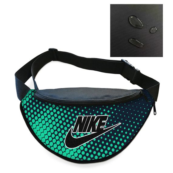 Сумка-бананка Nike мужская/женская спортивная 32×16 см с расширителем поясная сумка или сумка через плечо (3733)