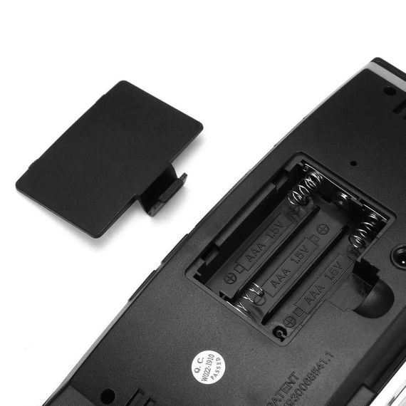 Настільний дзеркальний годинник з будильником та термометром, DT-6507 / Електронний LED годинник з підсвіткою | Зображення 6