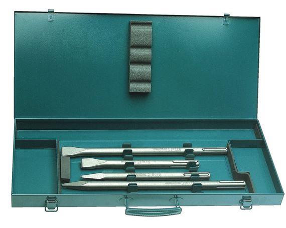 Набір зубил для перфораторів з патроном SDS-MAX в металевому кейсі Makita P-18013 | Зображення 3