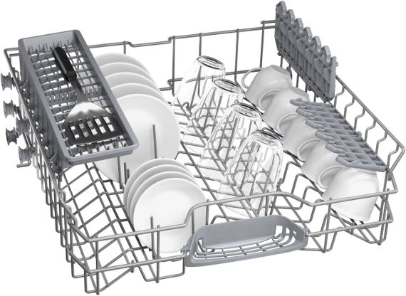 Посудомийна машина Bosch , 12компл., A+, 60см, дисплей, білий (SMS23DW01T) | Зображення 5